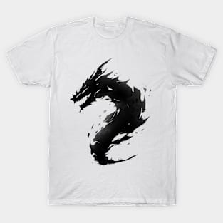 black ink dragon T-Shirt